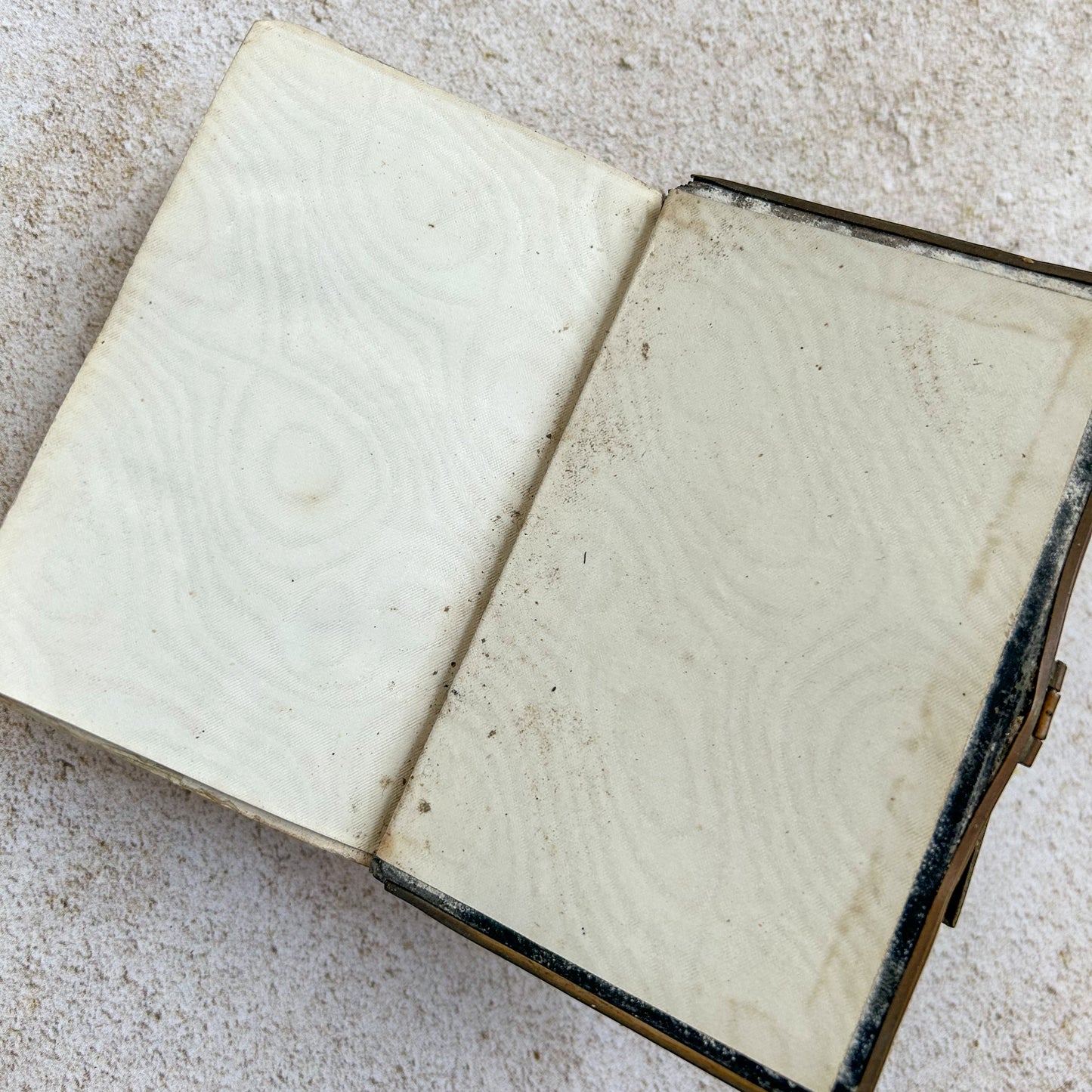Antique Leather Bound French Paroissien Missal with Cross Clasp