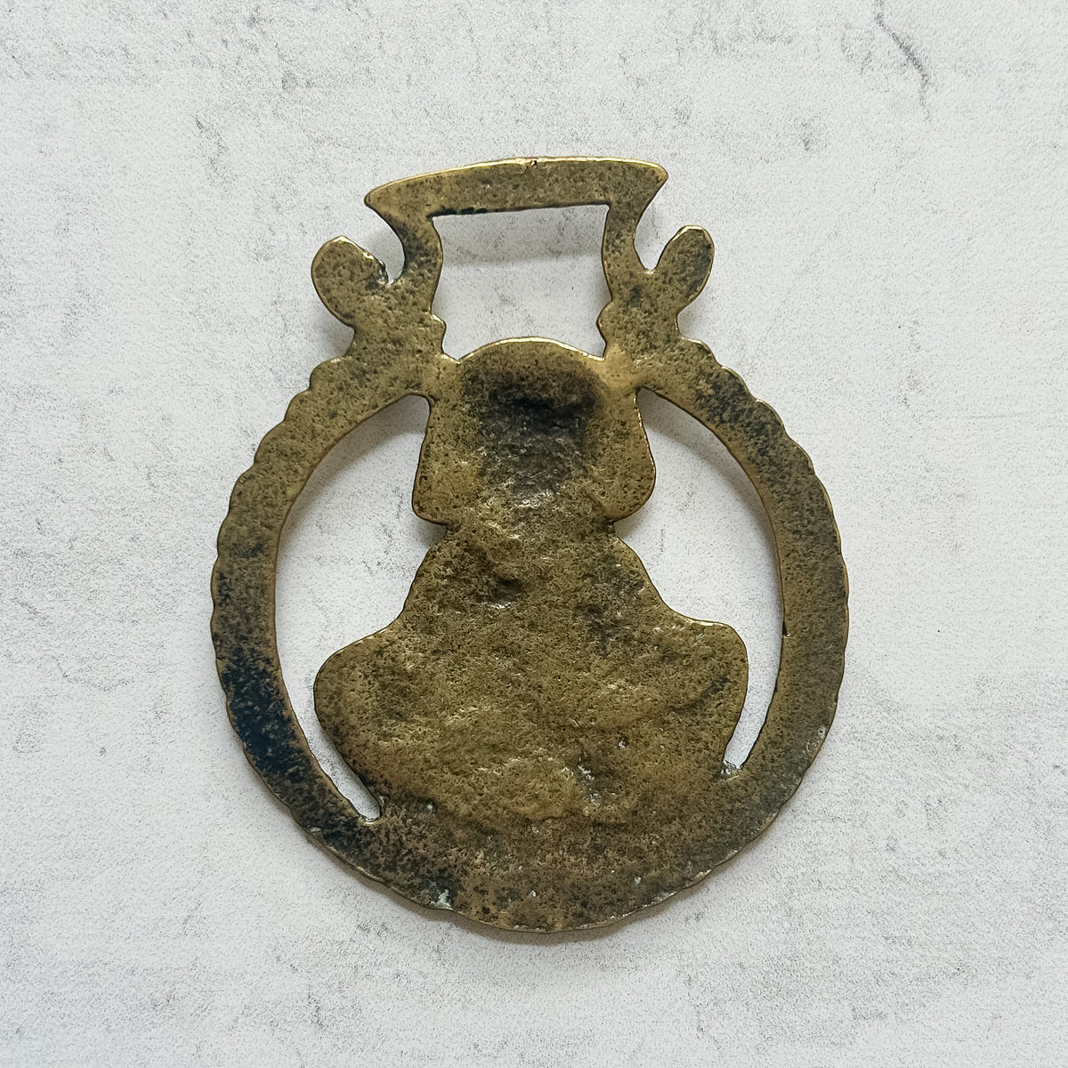 English Lord Nelson Horse Brass Medallion