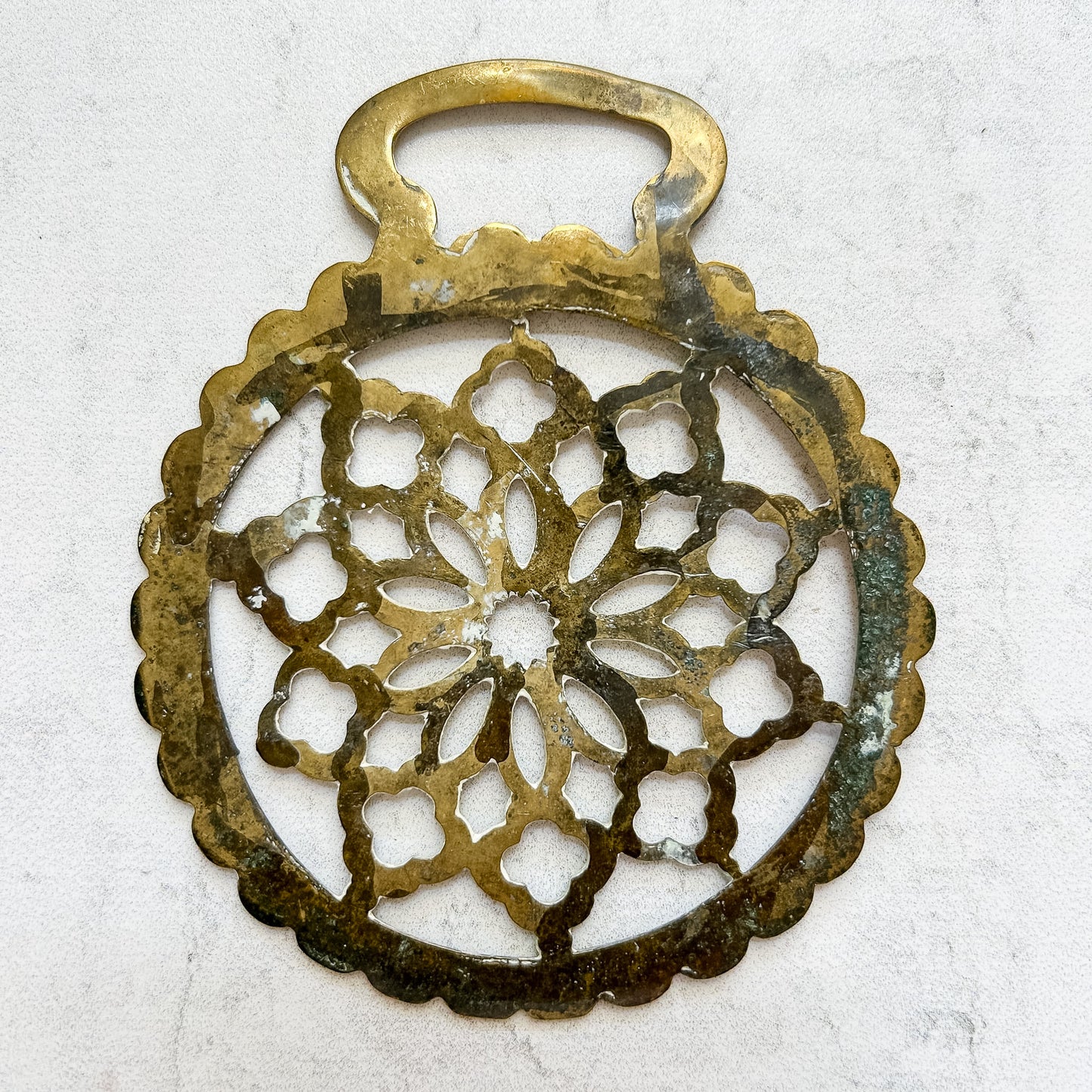 English Horse Brass Medallion