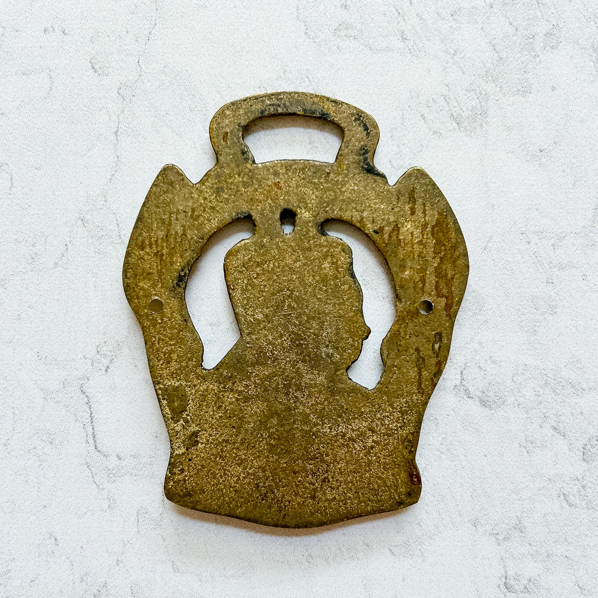 King George V & Queen Mary Horse Brass Medallion