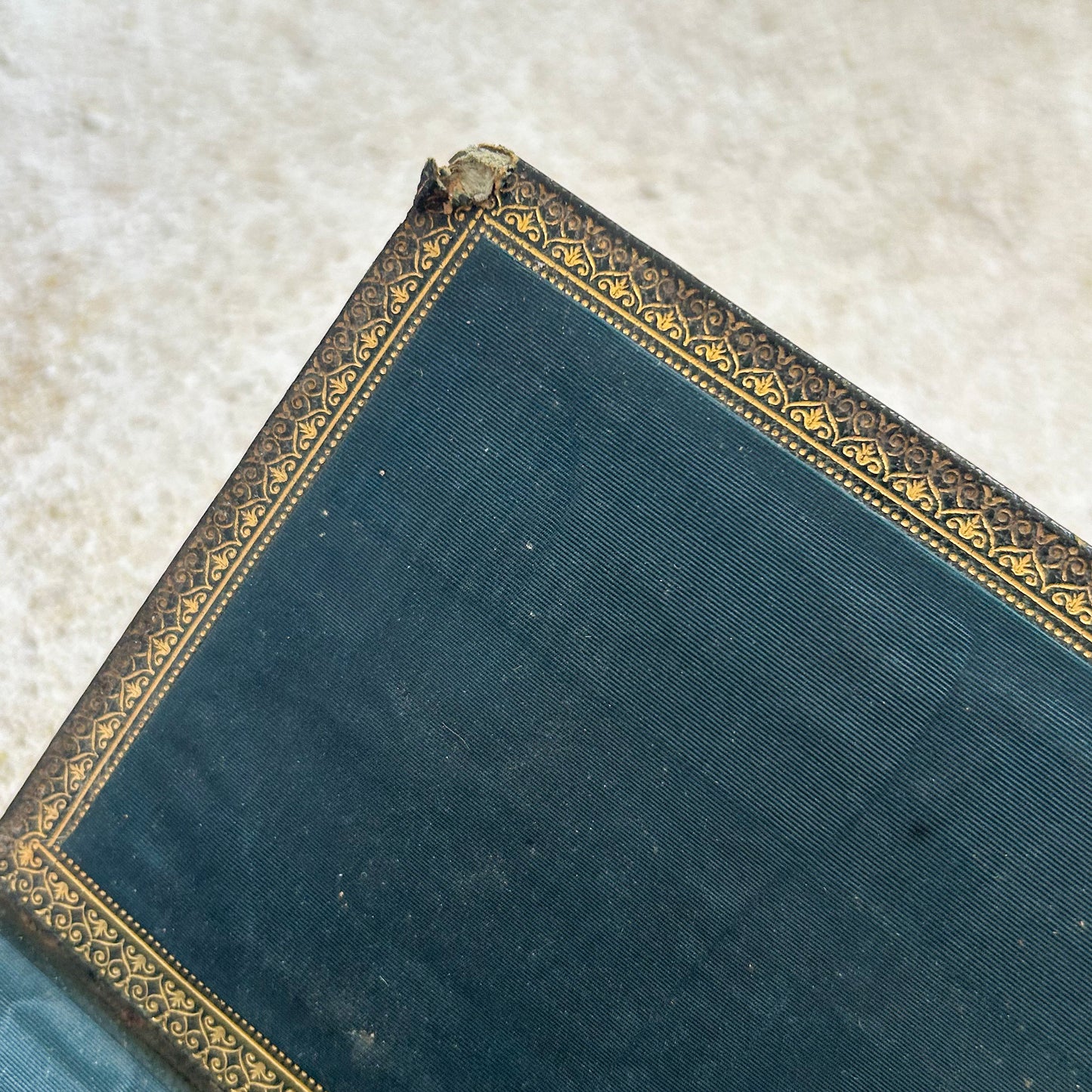Antique French First Communion Leather Bound Book
