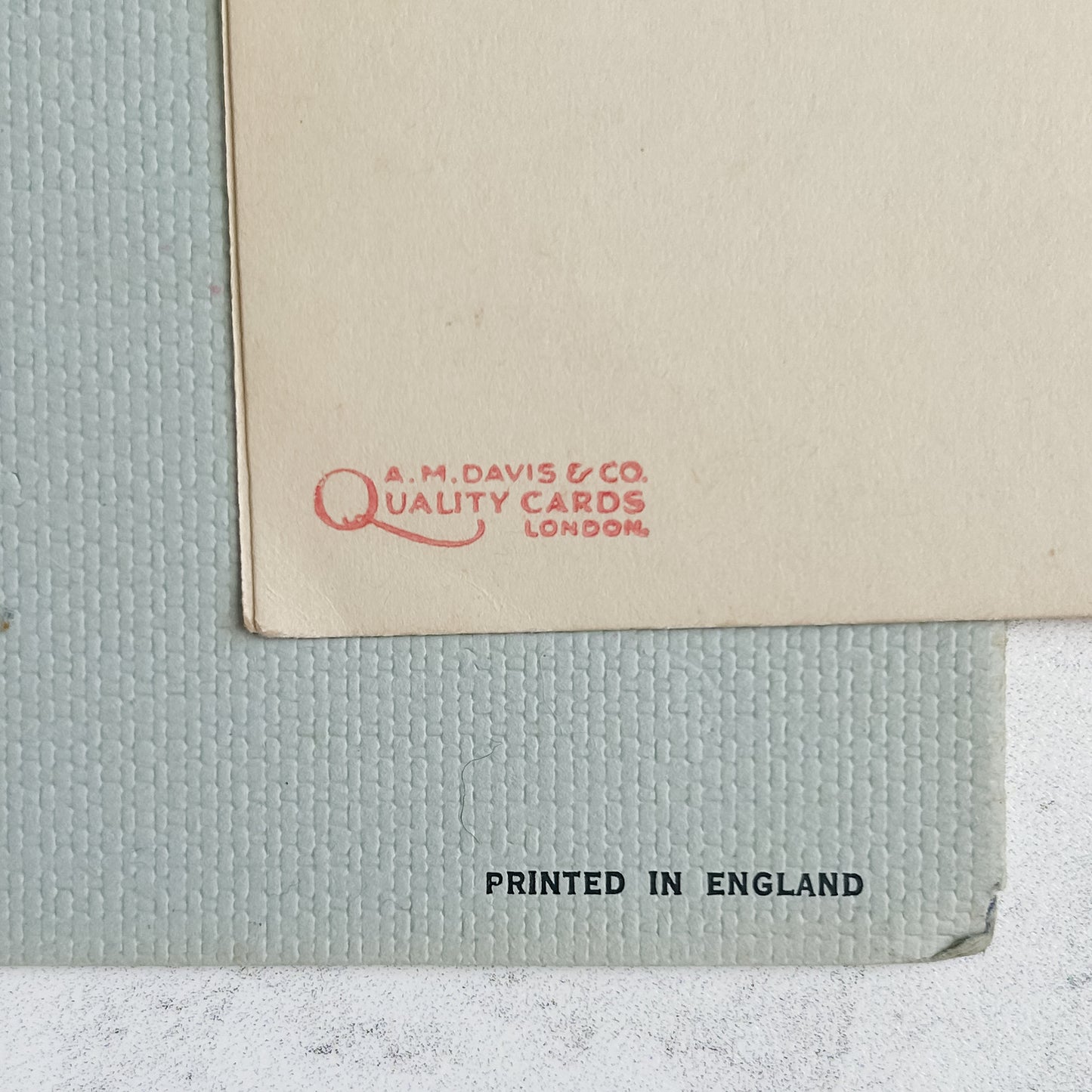 Set of 7 Antique English Greeting Cards