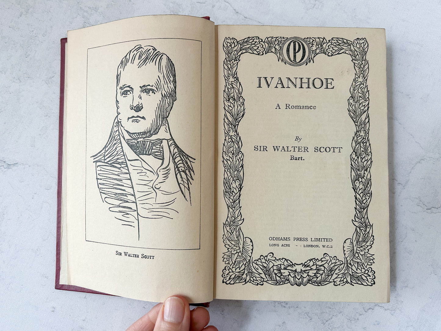 Vintage Odhams Press Ivanhoe by Sir Walter Scott