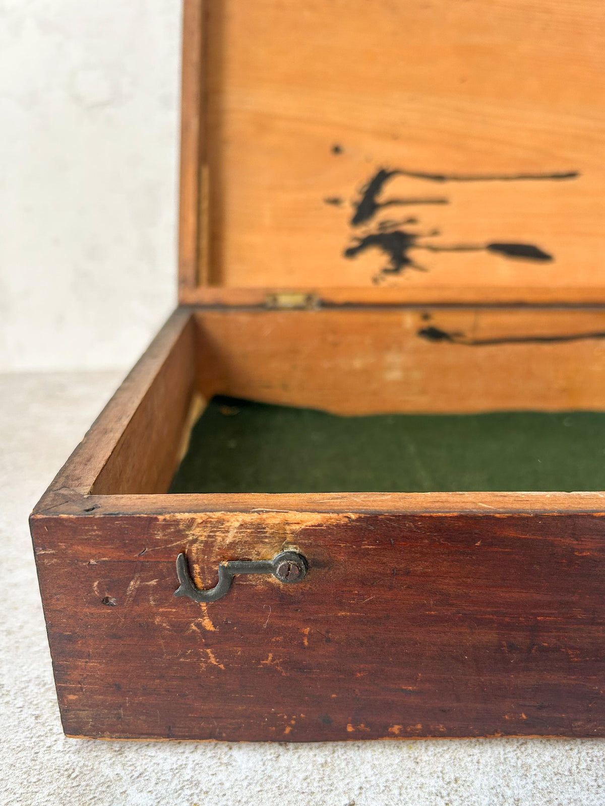 Vintage English Pine Storage Box