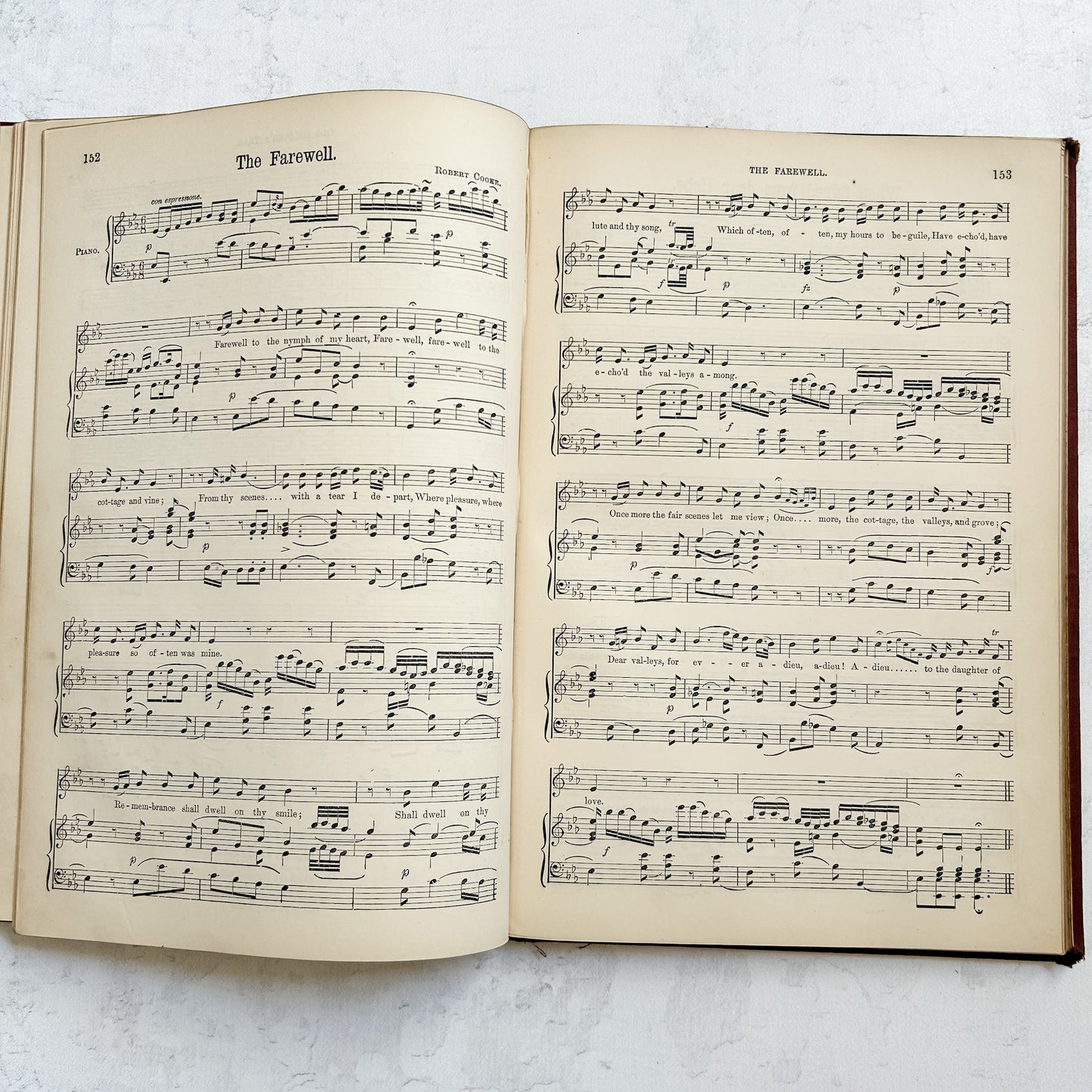 Antique Songs of England Music Book, J.L. Hatton 1878