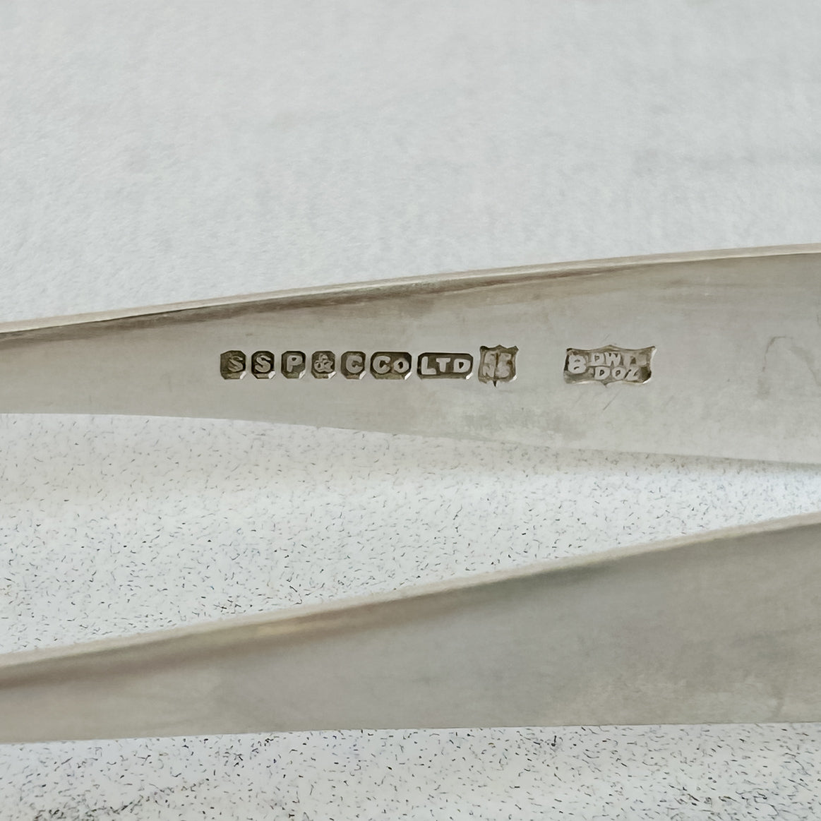 Vintage English Silver-Plated Sugar Tongs