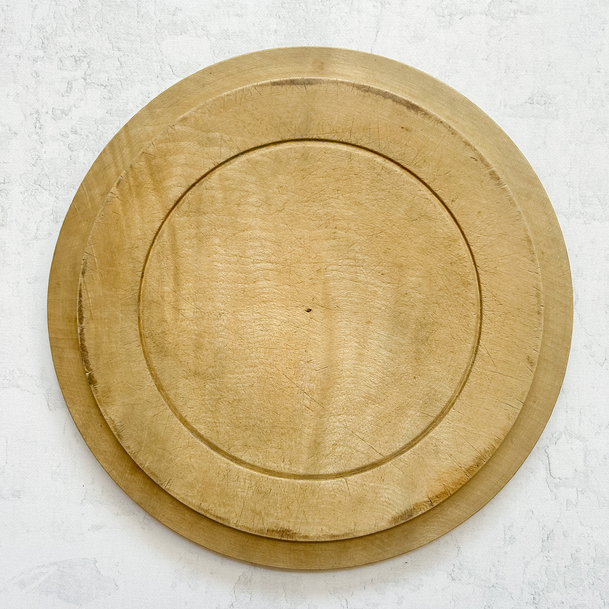Antique English Carved Wheat Bread Board