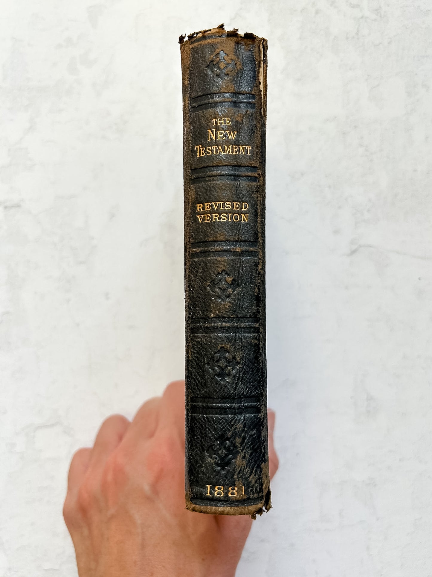 1881 Antique New Testament Leather Bound