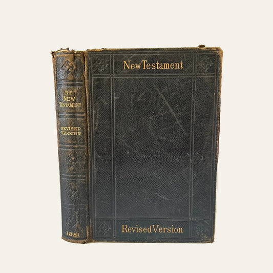 1881 Antique New Testament Leather Bound
