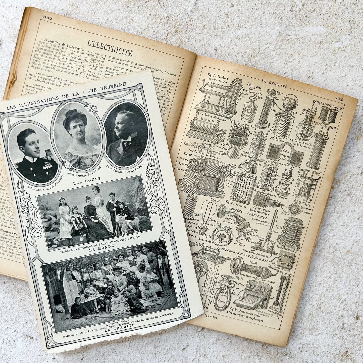 1894 Antique French Almanac