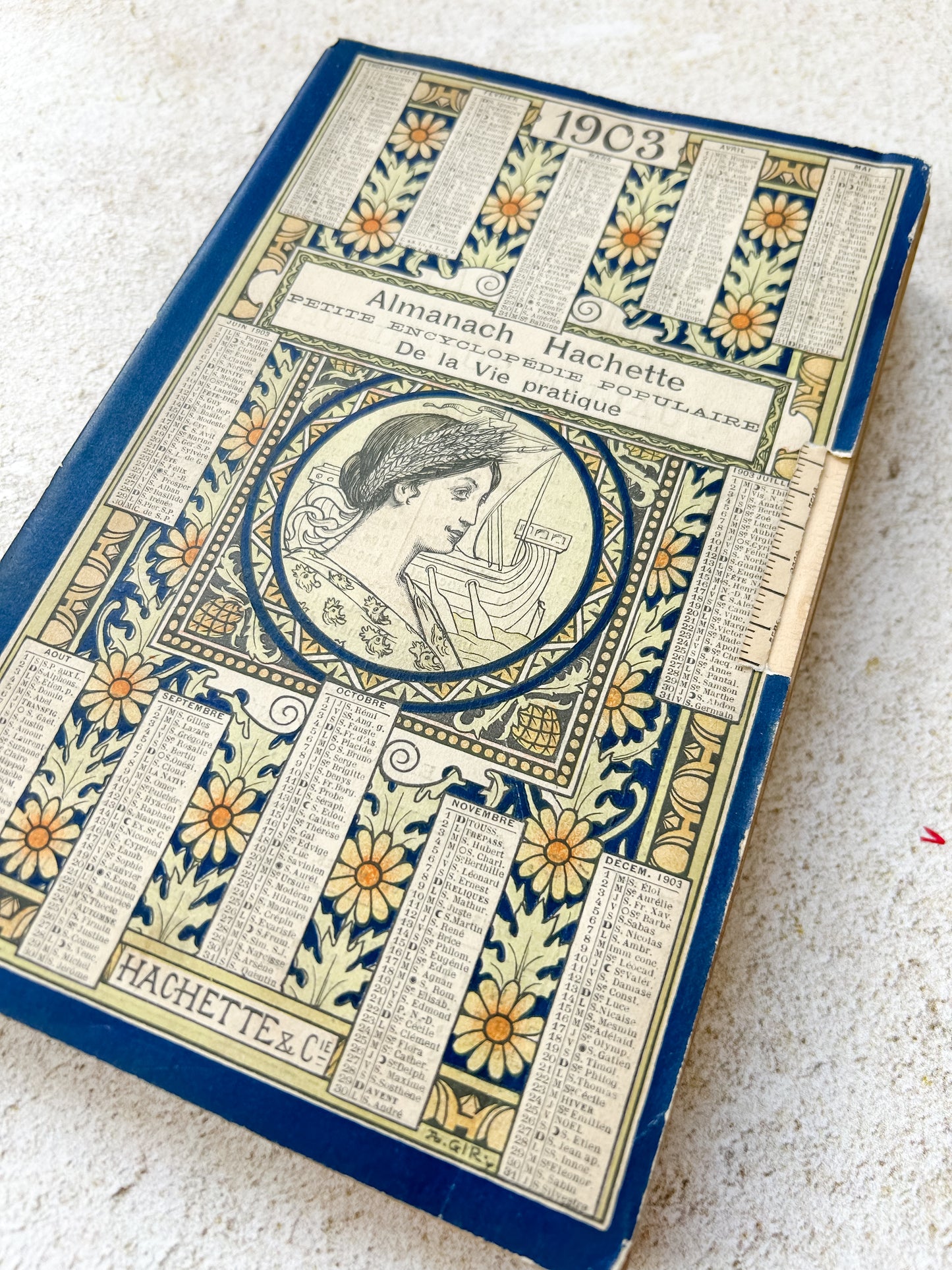 1903 Antique French Almanac
