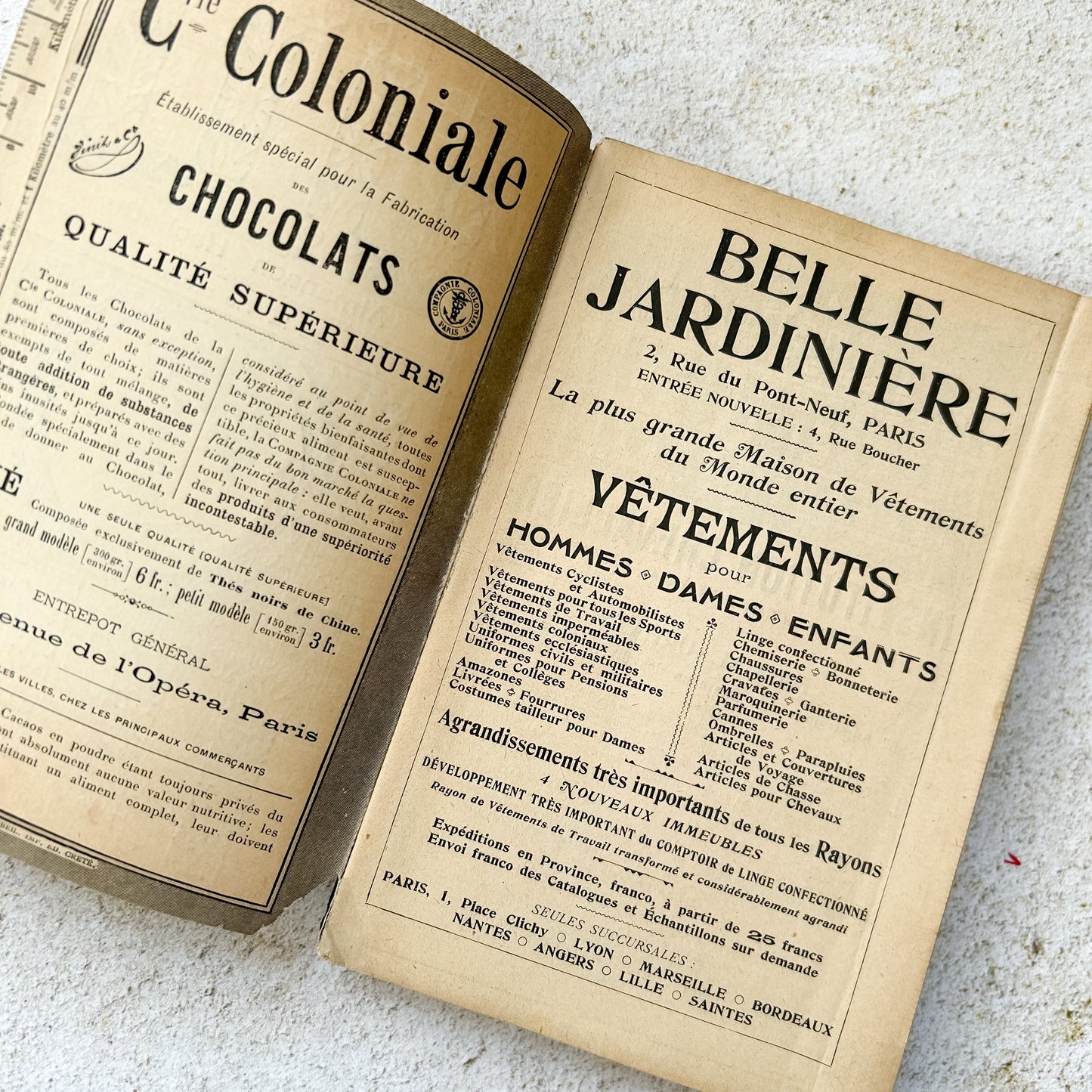 1903 Antique French Almanac