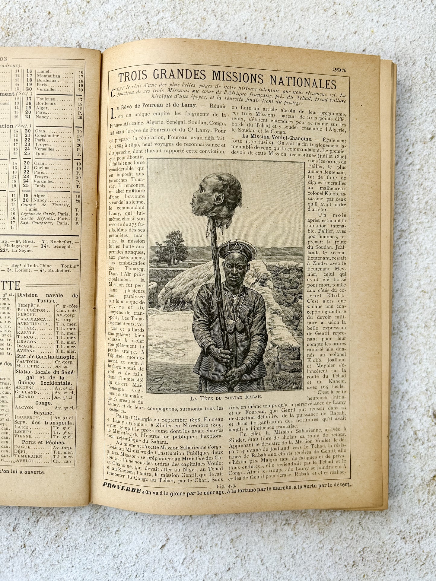1903 Antique French Almanac