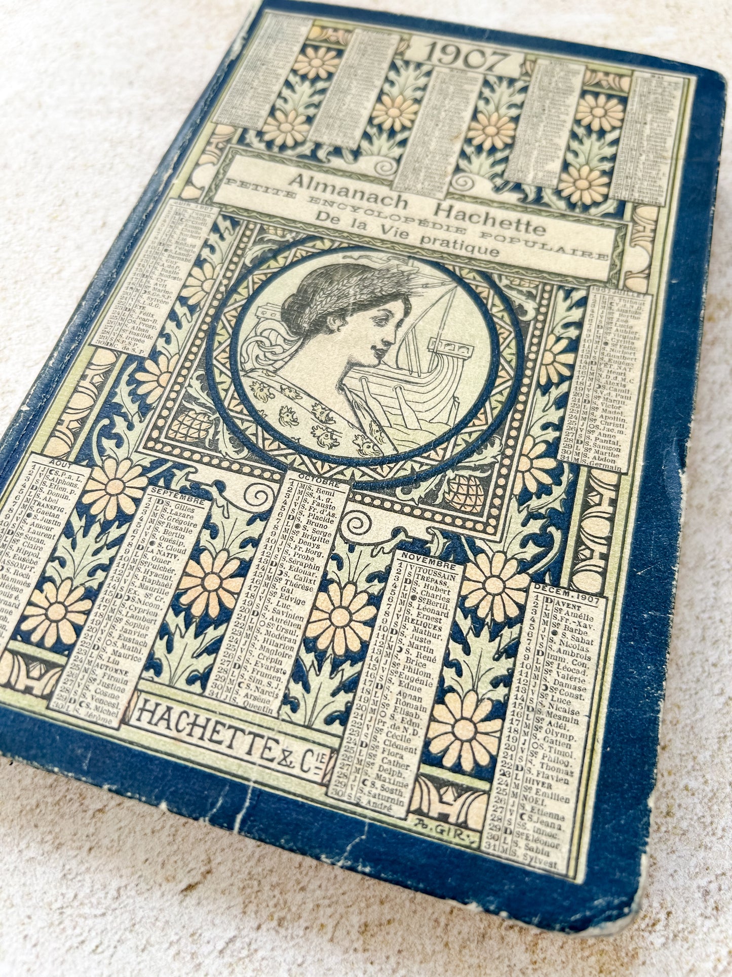 1907 Antique French Almanac