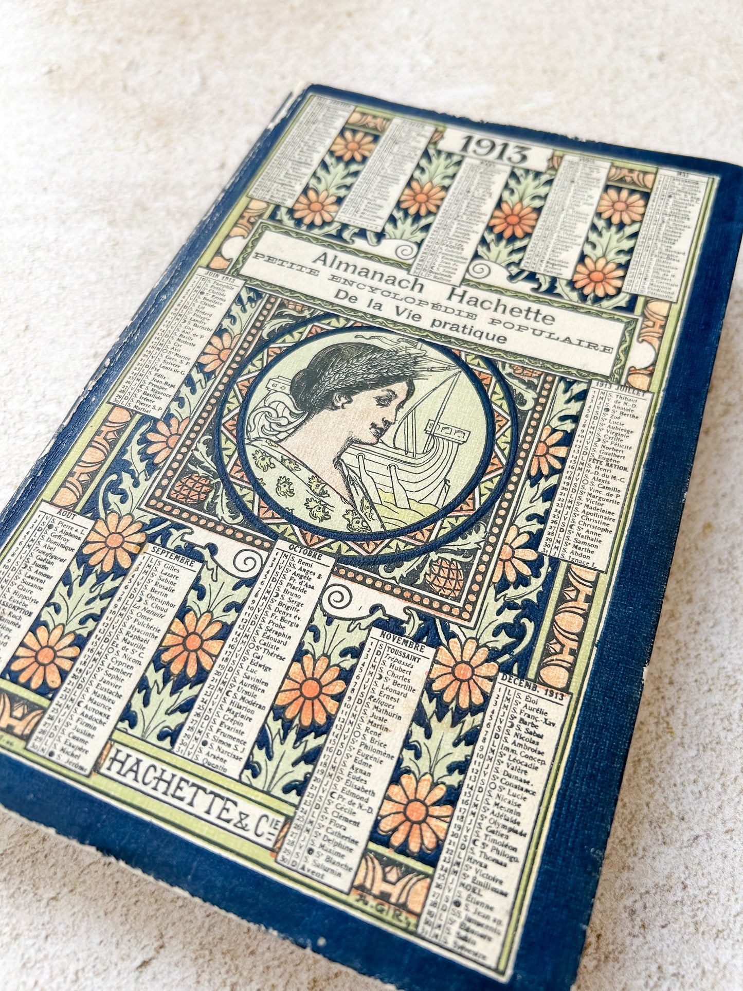 1913 Antique French Almanac