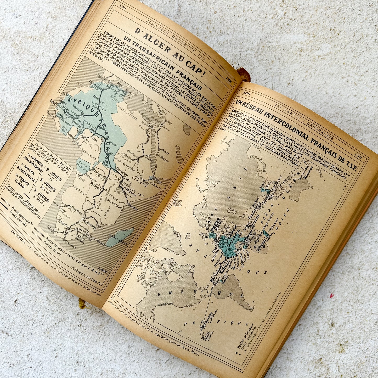 1913 Antique French Almanac
