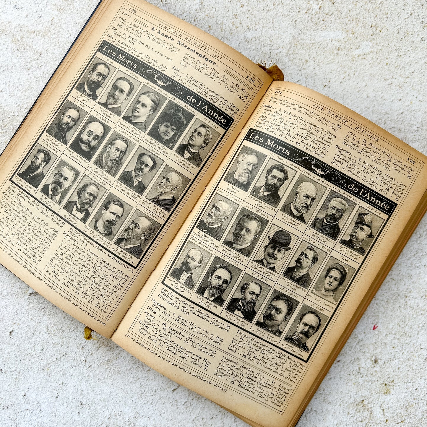 1913 Antique French Almanac