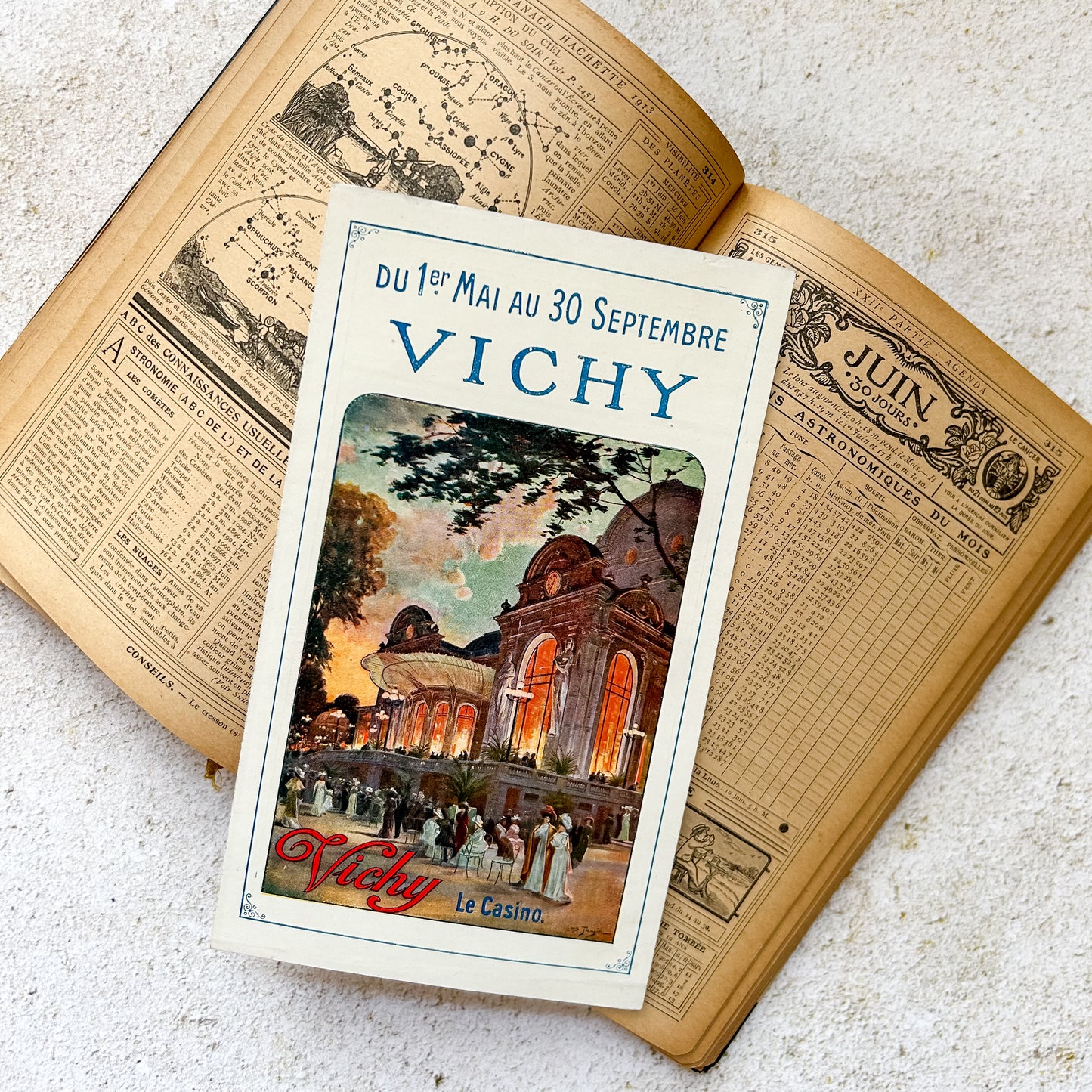 1913 Antique French Almanac