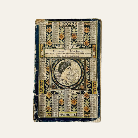 1922 Antique French Almanac