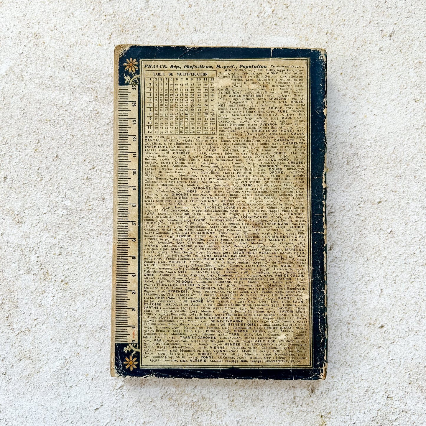 1922 Antique French Almanac