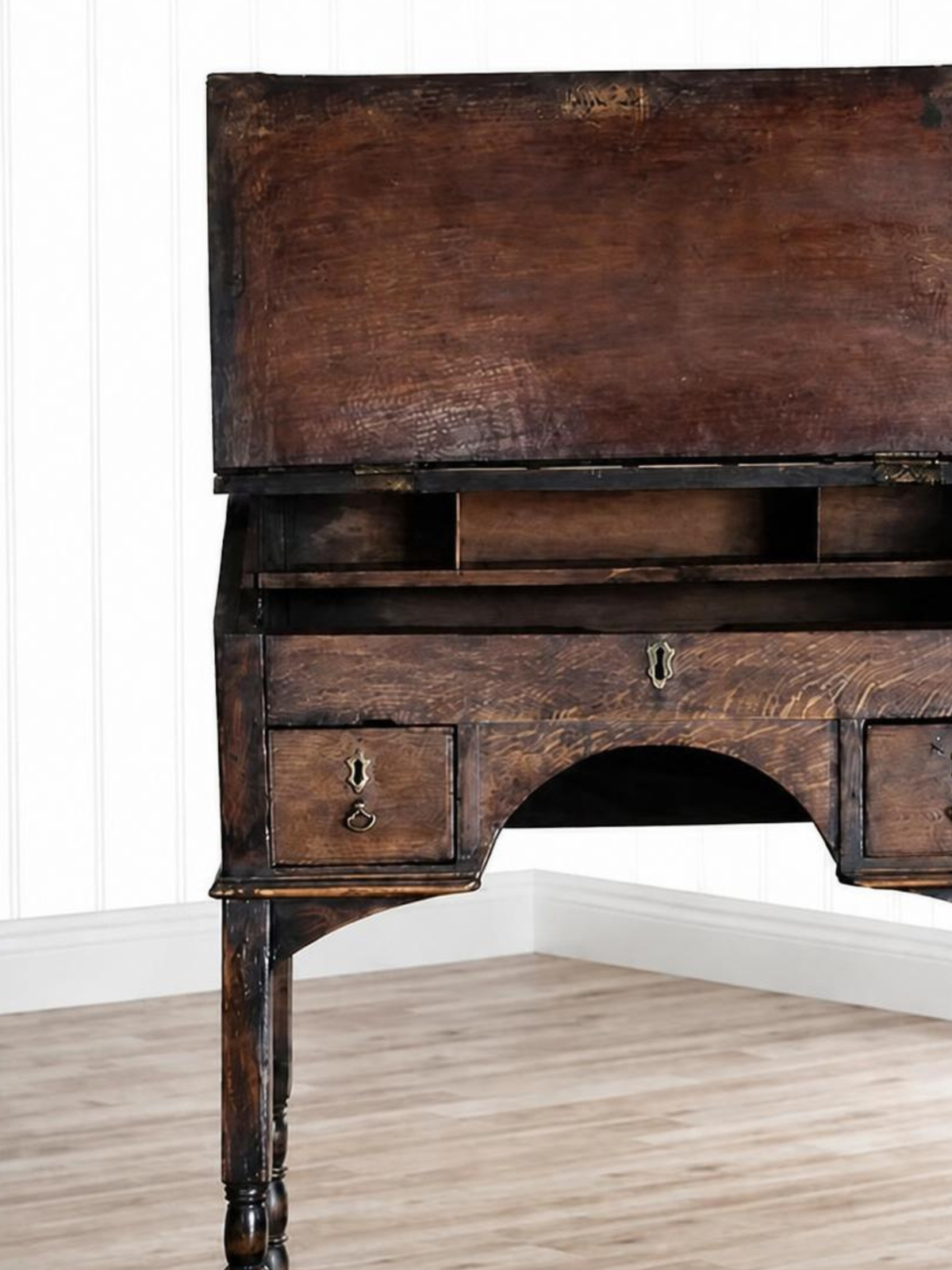 Antique Victorian English Oak Clerk’s Desk