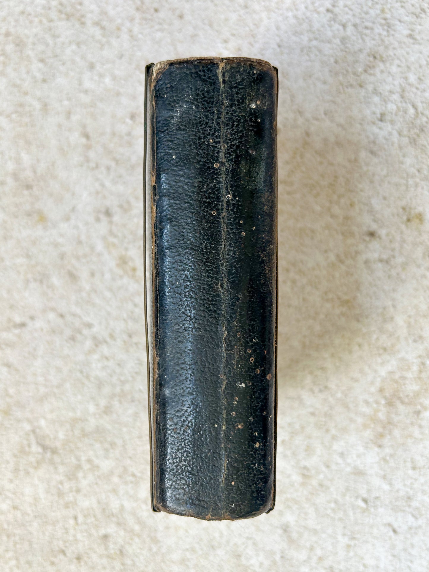 Antique Leather Bound French Paroissien Missal with Cross Clasp