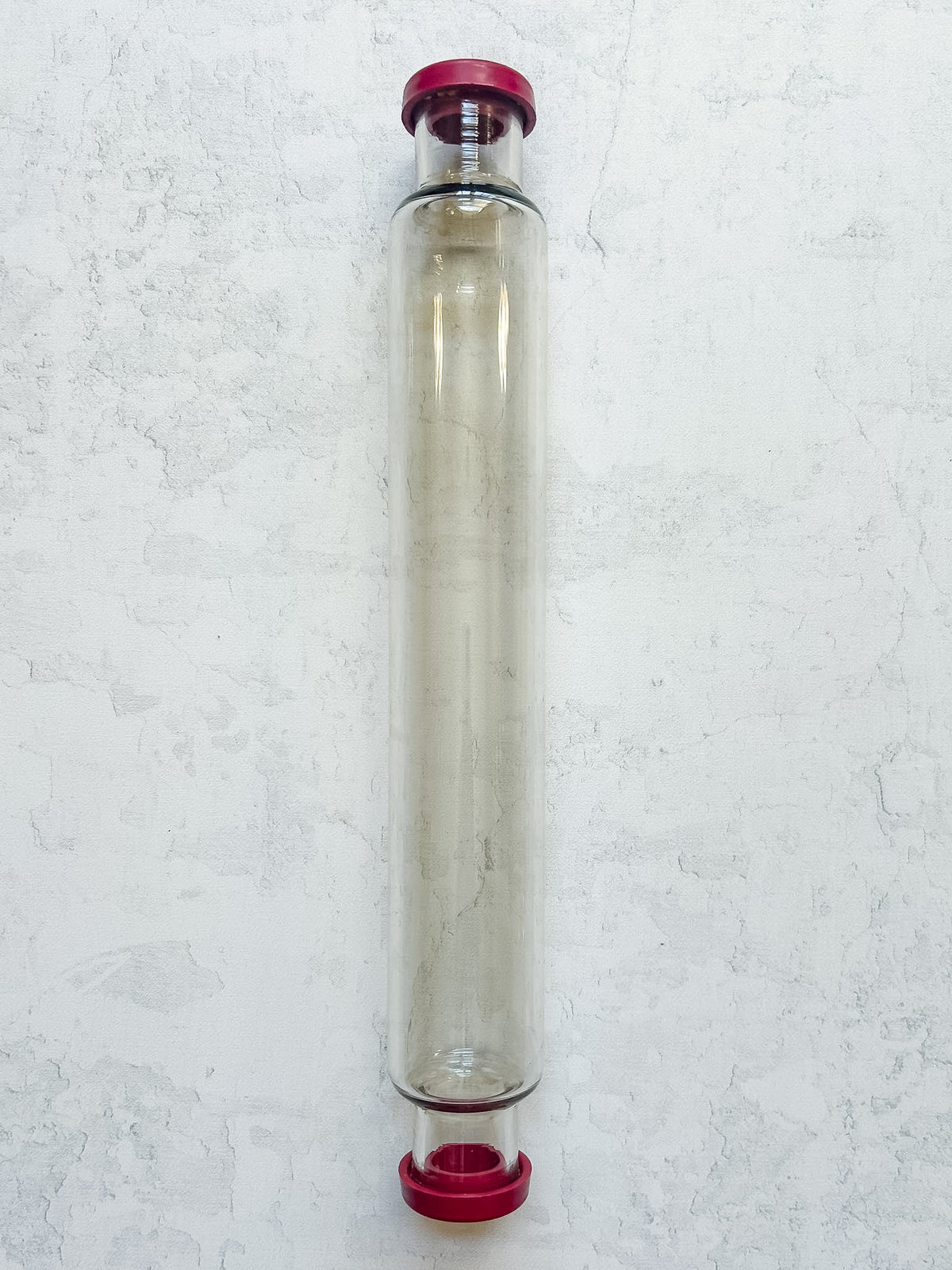Vintage English JAJ Pyrex Glass Rolling Pin
