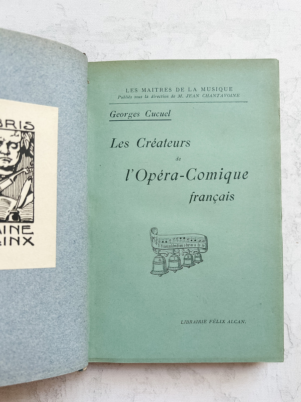 Antique French 1914 “The Creators of French Opéra-Comique” Music Book