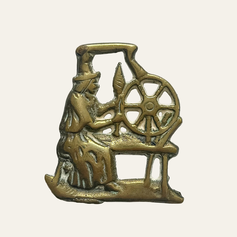 English Jenny Jones Welsh Woman Horse Brass Medallion – The Found ...