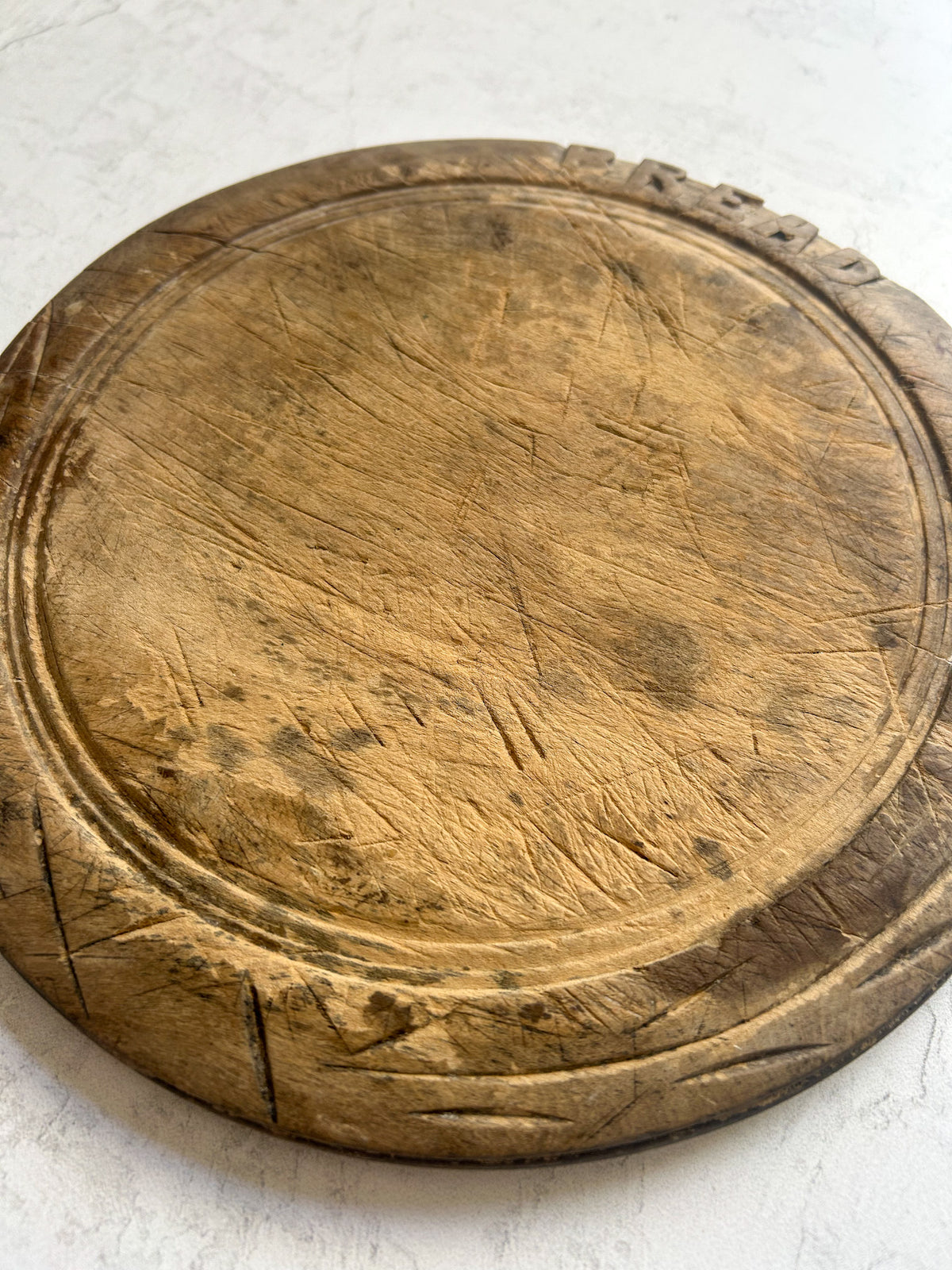 Antique English Farmhouse Bread Board
