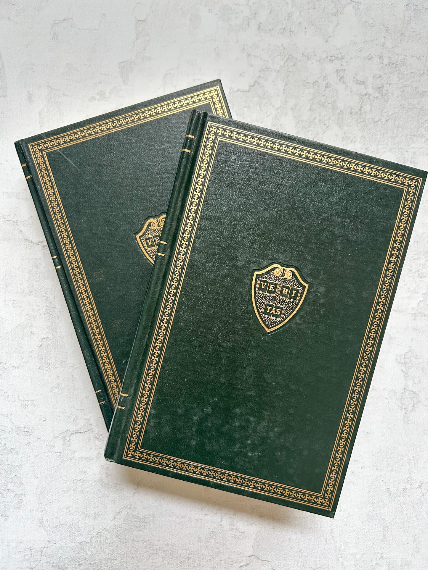 Set of 13 Harvard Classics Books | Green Cloth Deluxe Editions