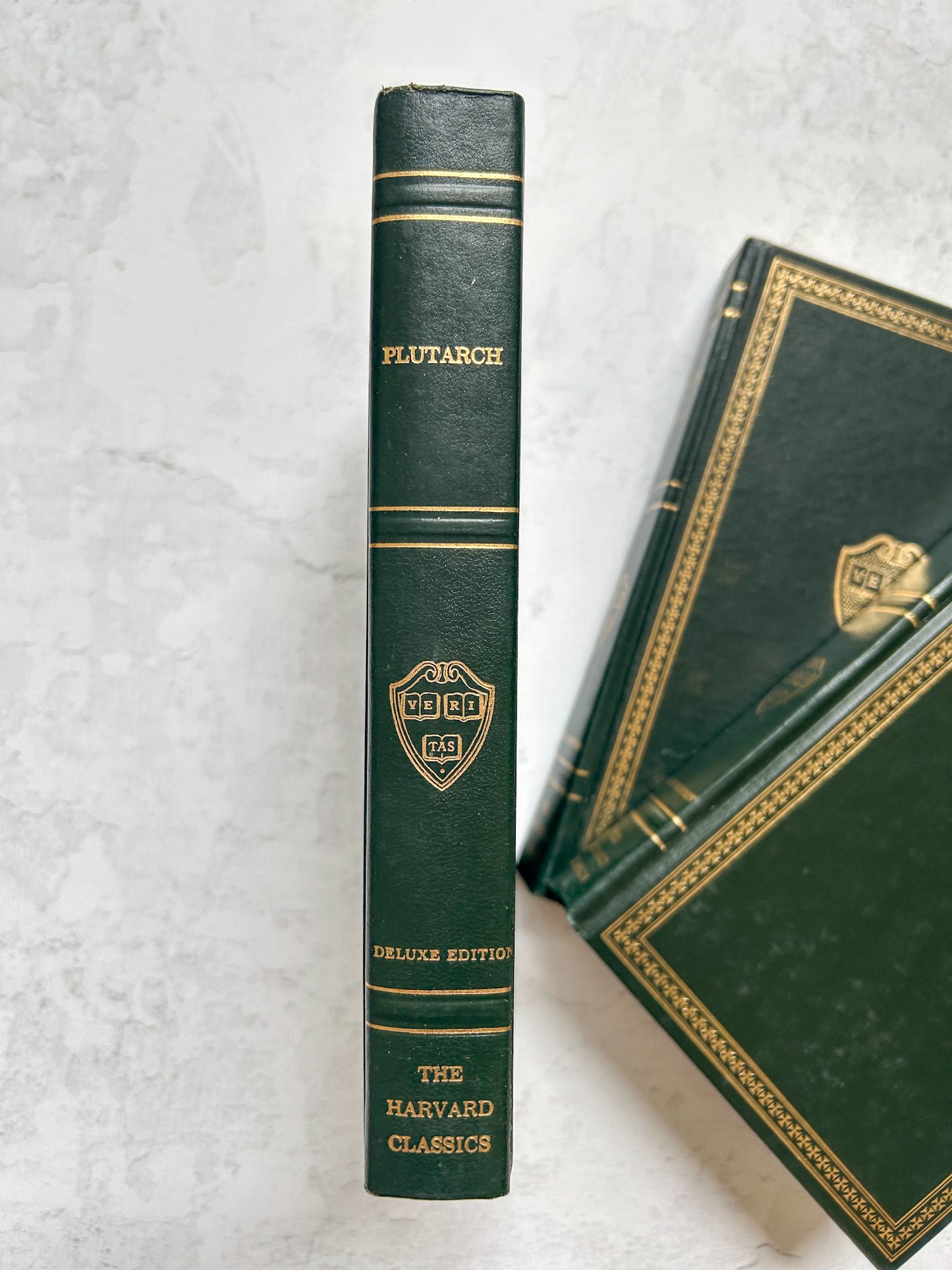 Set of 13 Harvard Classics Books | Green Cloth Deluxe Editions