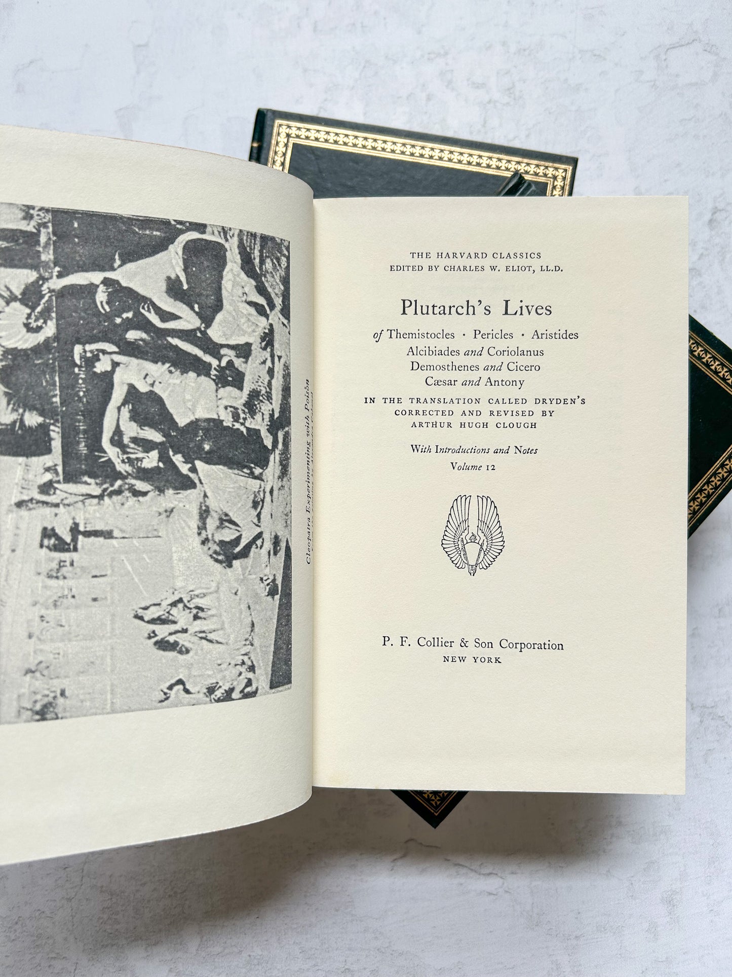 Set of 13 Harvard Classics Books | Green Cloth Deluxe Editions