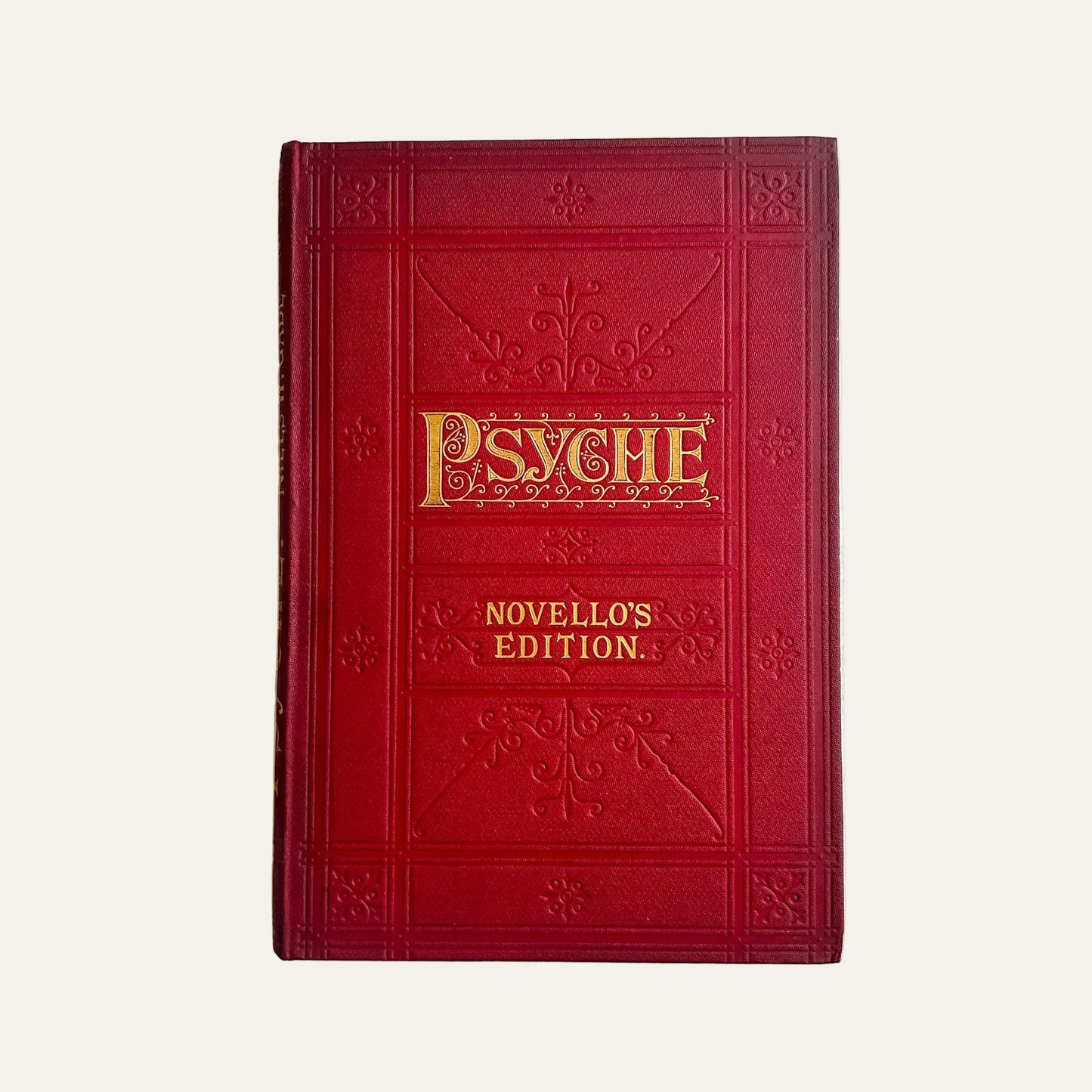 Antique Victorian Psyche Music Folio by Niels W. Gade | c.1885–1895