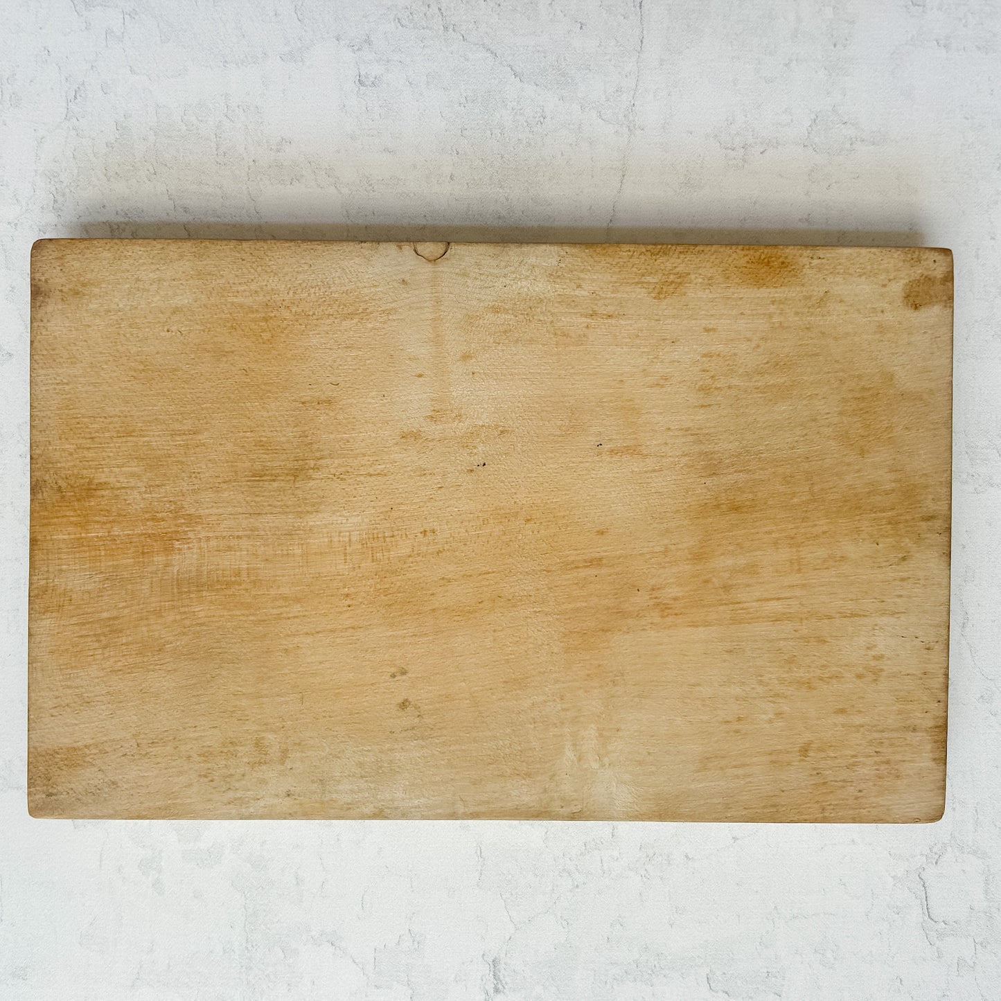 Antique English Carved Rectangular Bread Board