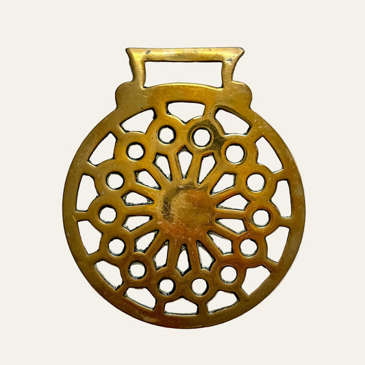 English Horse Brass Medallion