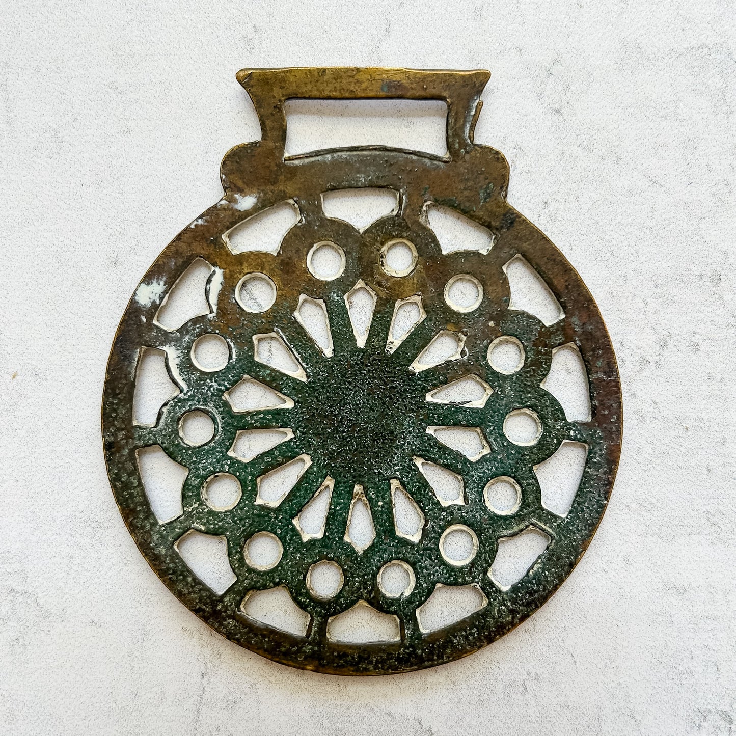 English Horse Brass Medallion