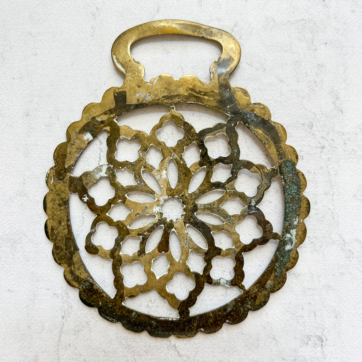 English Horse Brass Medallion