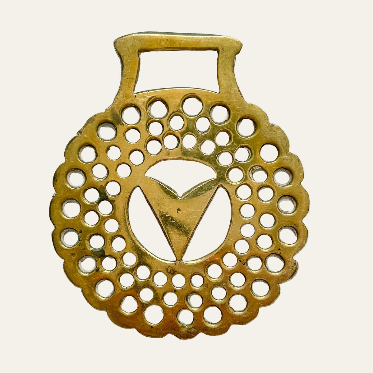English Horse Brass Medallion