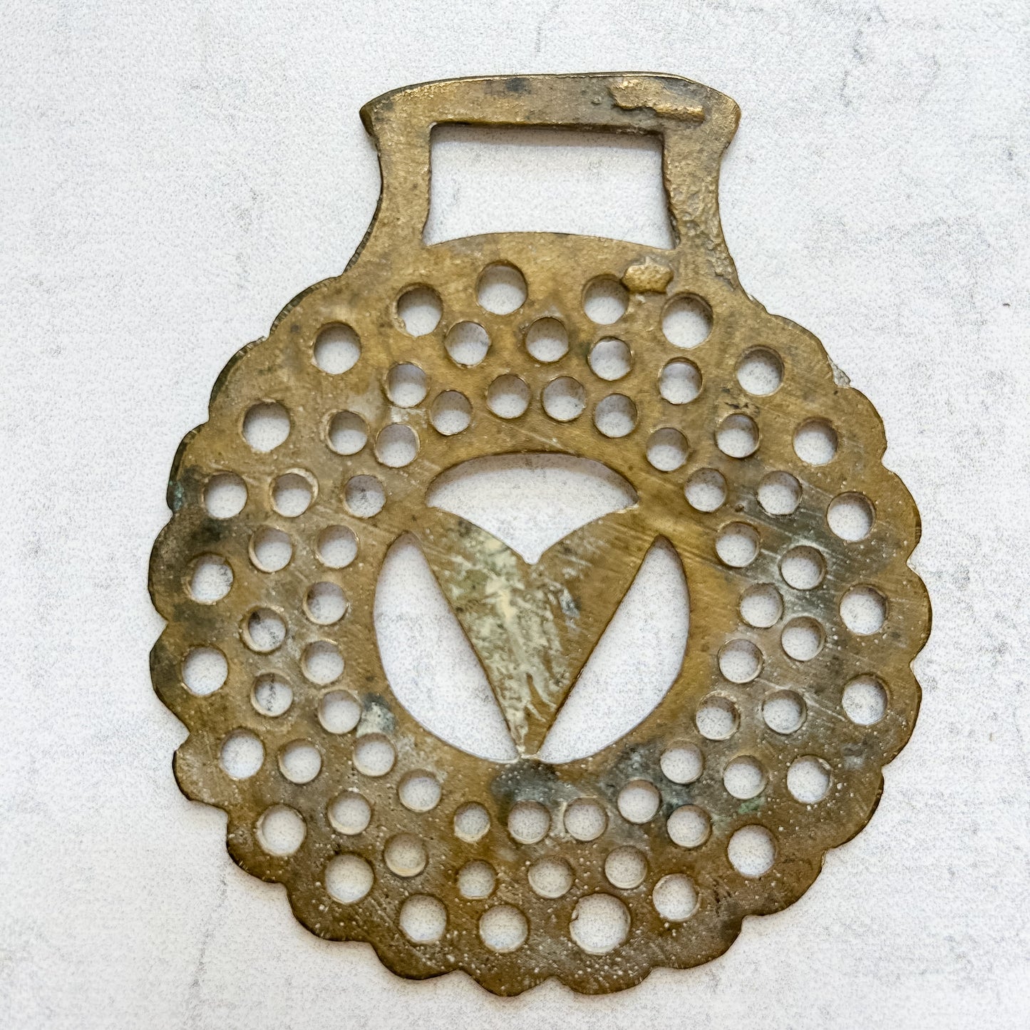 English Horse Brass Medallion