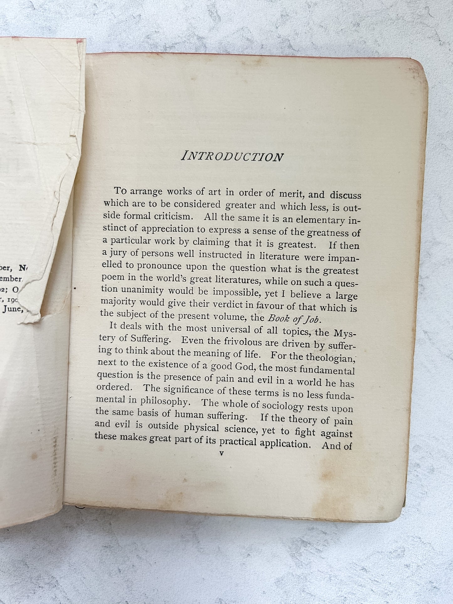 1913 The Book of Job, Modern Reader's Bible Series