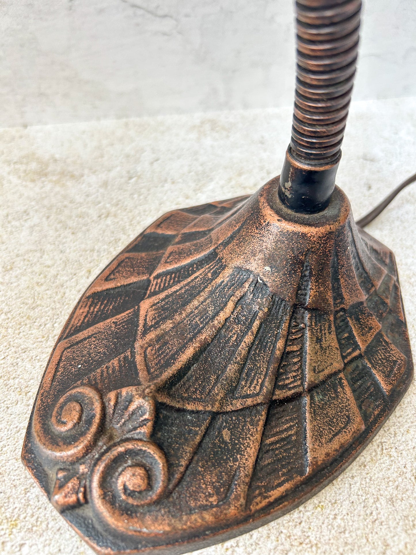 Vintage Paries Mfg. Co. Art Deco Gooseneck Desk Lamp