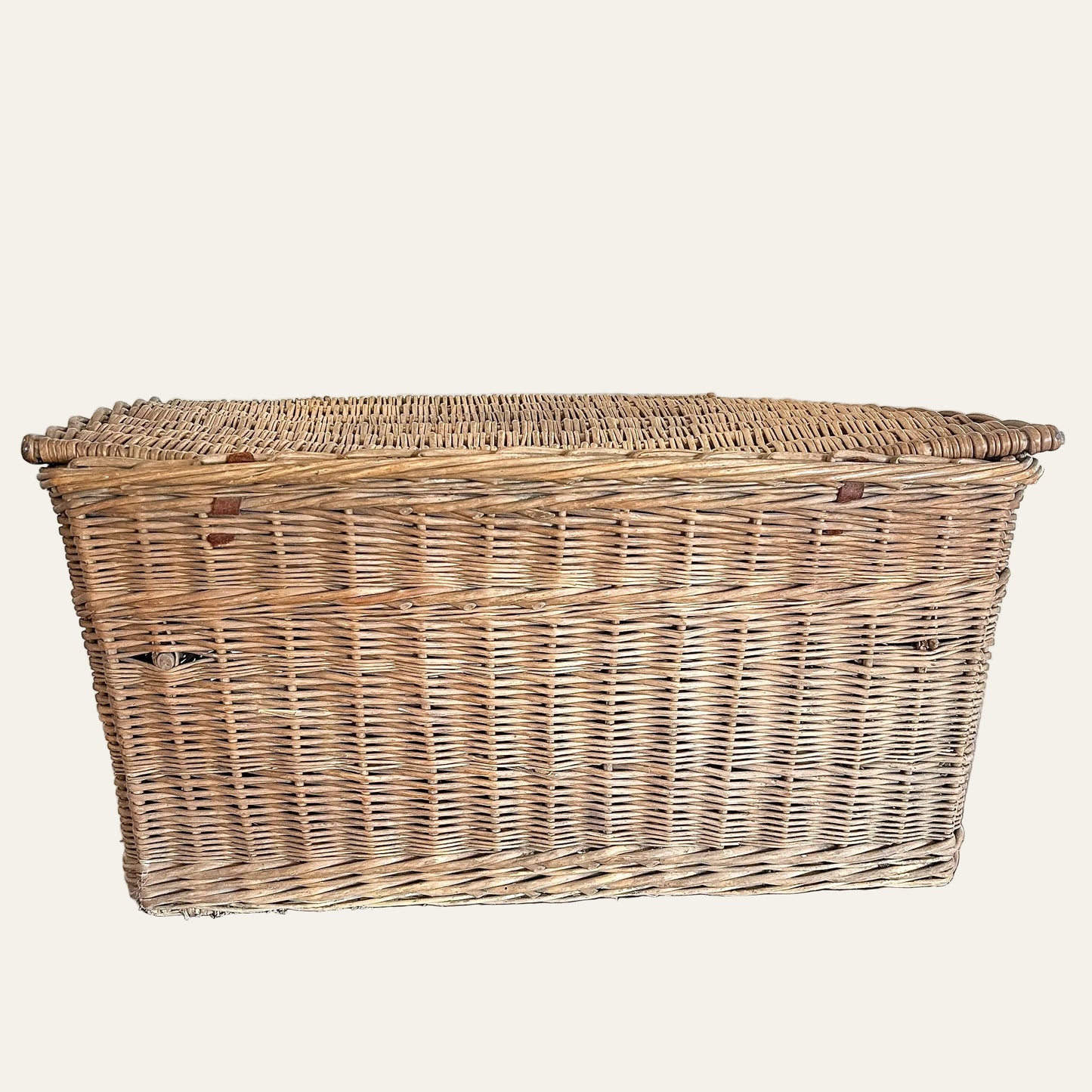 Antique English Wicker Baker's Basket