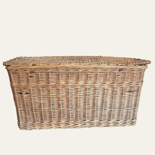 Antique English Wicker Baker's Basket