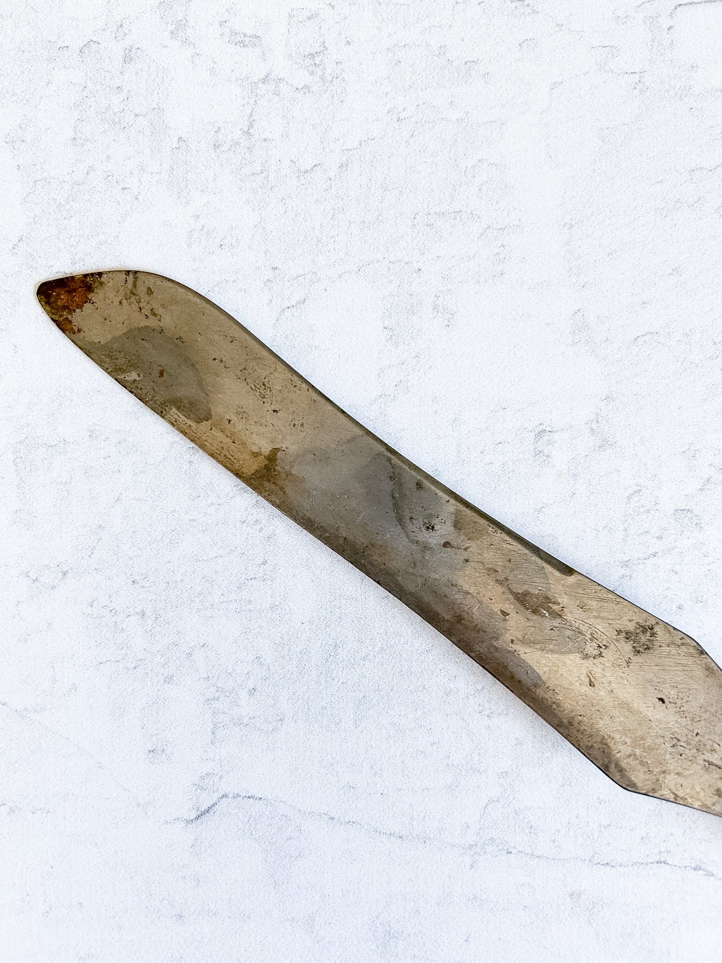 Vintage English Wooden Handle Bread Knife