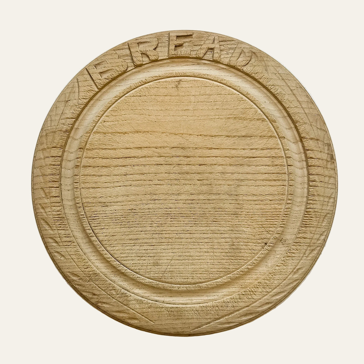 Vintage English Bramhall Carved Bread Board