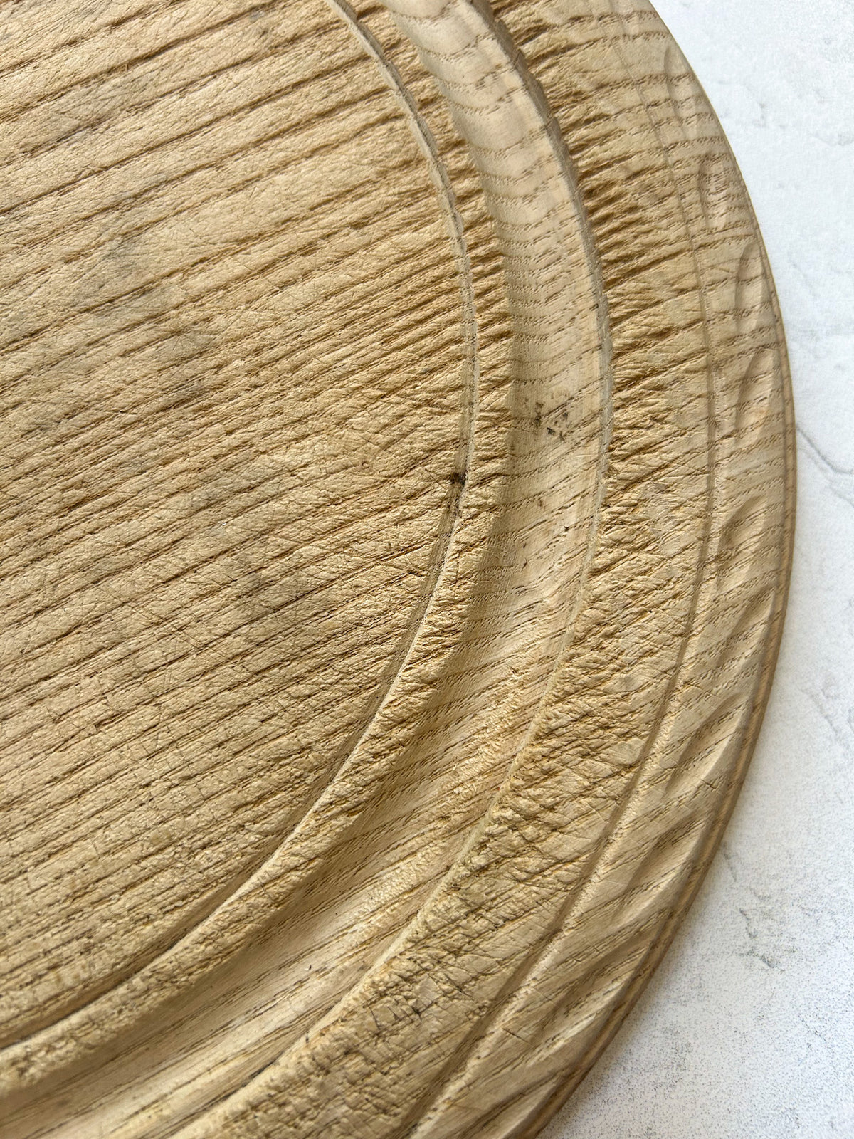 Vintage English Bramhall Carved Bread Board