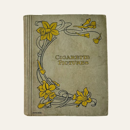 1930s Cigarette Card Collector's Book with 115 Cards