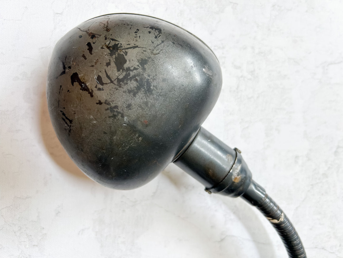 Vintage Industrial Clamp-On Gooseneck Task Lamp