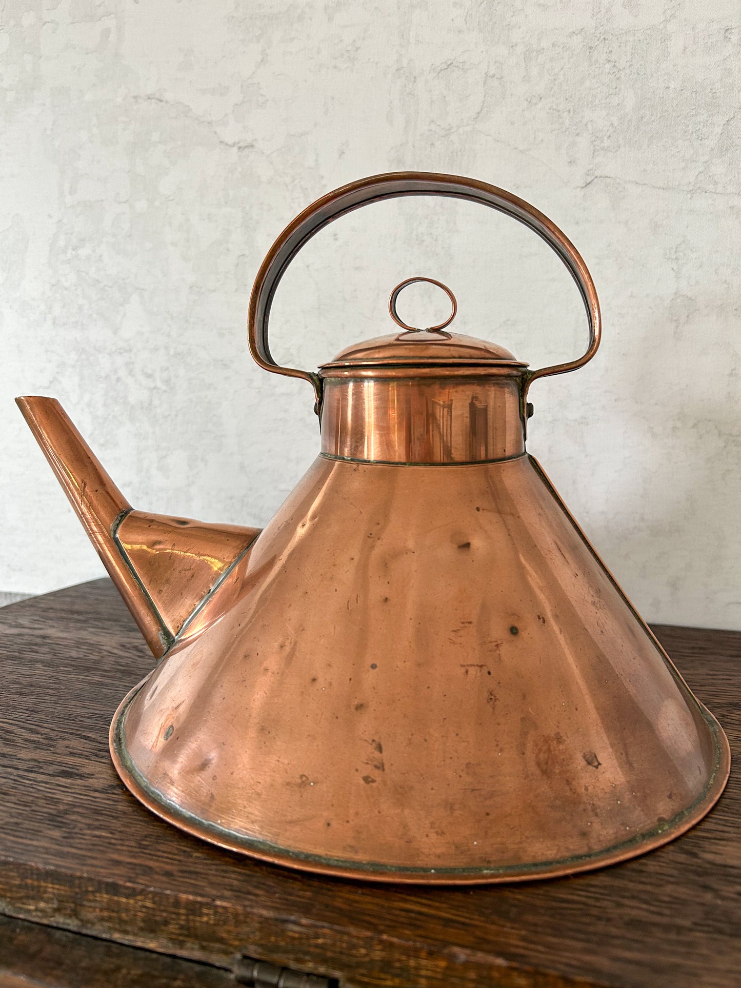 Antique Copper Ship's Kettle